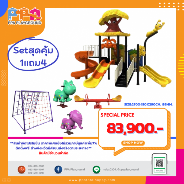 เครื่องเล่นสนาม-PPAPRO-10 0