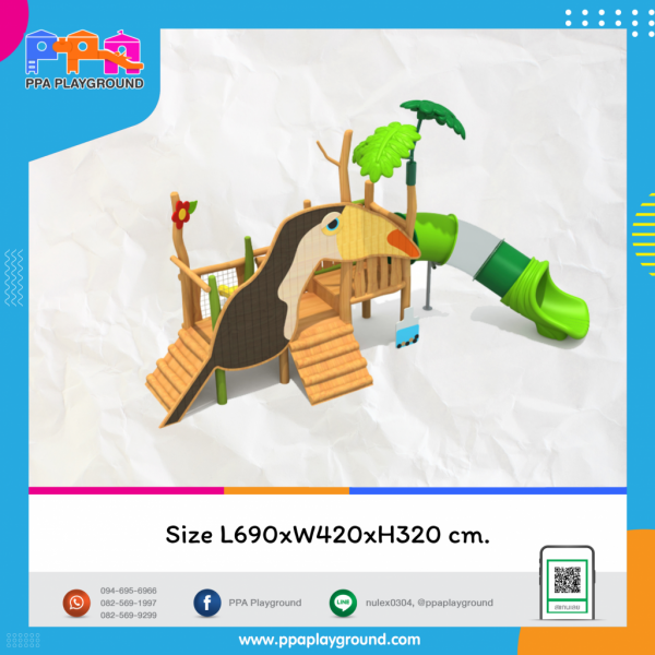 เครื่องเล่นสนามไม้