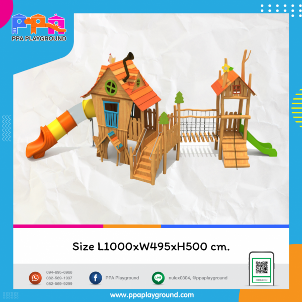 เครื่องเล่นสนามไม้